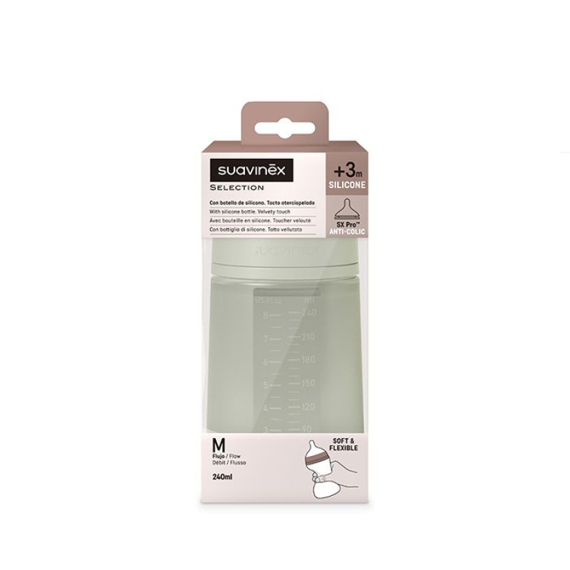 SUAVINEX | DOJČENSKÁ FĽAŠA 240 ml M COLOUR ESSENCE- zelená 5