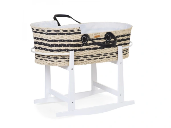 Hojdací stojan pre košík na bábätko White 4