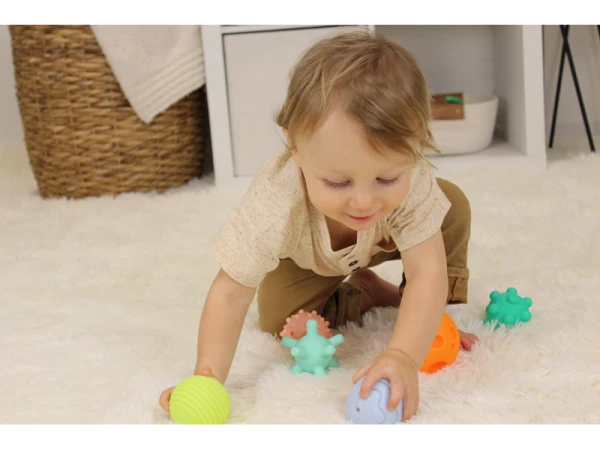 Loptičky s textúrami Super Soft 6 ks 3