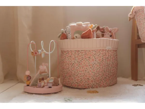 Košík textilný obojstranný veľký Fairy Floral 2