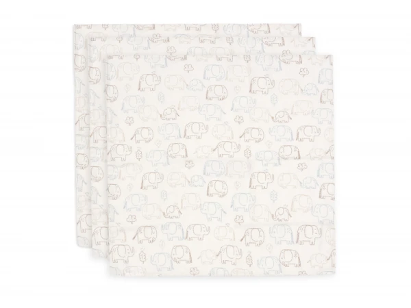 Plienky 3 ks 70x70 cm Elephant Tales