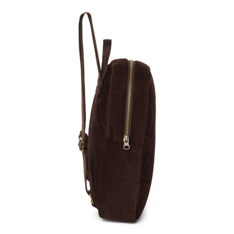 STUDIO NOOS - RIB puffy Mini BACKPACK - batůžek | Dark Brown 2