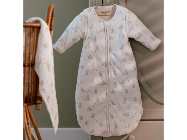 Spací vak s oddeliteľnými rukávmi 90 cm Baby Bunny 2