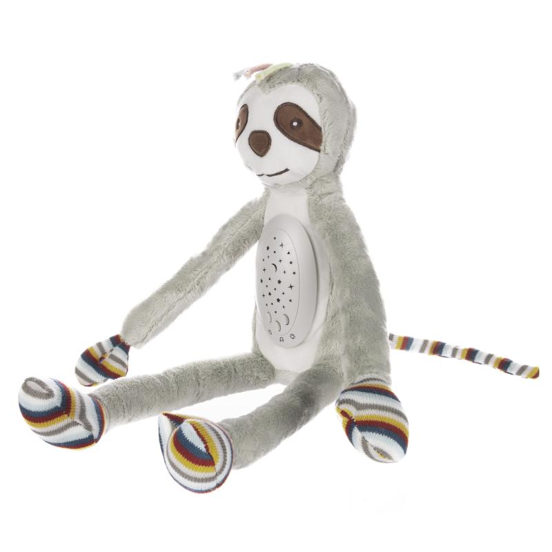 Plyšový detský spáč s projektorom a melódiami, Raccoon