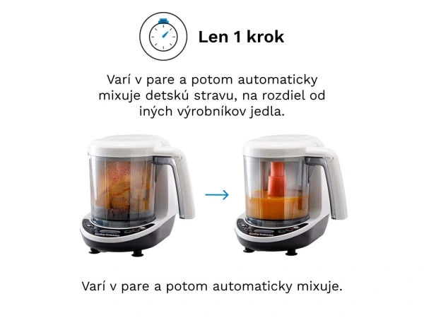 Baby Brezza Food Maker Deluxe - parný varič a mixér 1