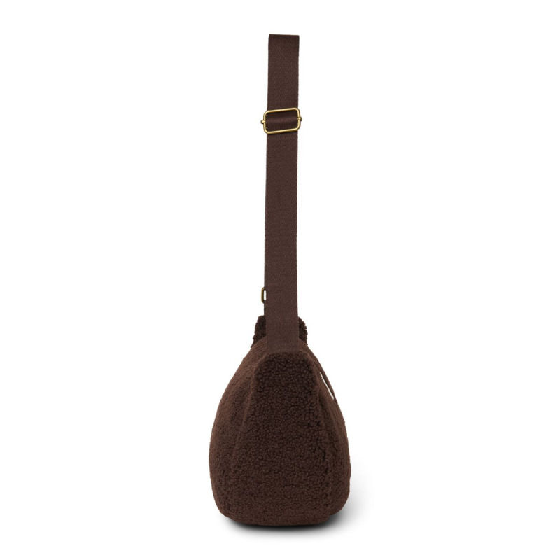 STUDIO NOOS - Teddy Hearts Adult FANNY kabelka | Chocolate 3