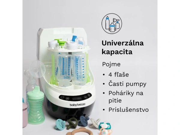Baby Brezza Bottle Washer Pro Black/White - umývačka fliaš 4