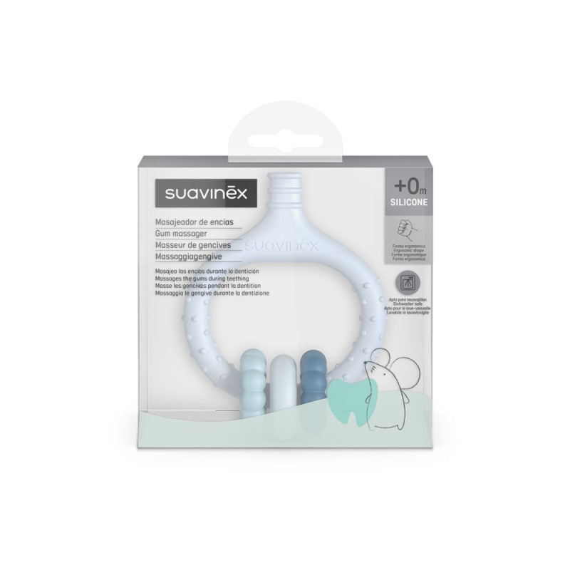 SUAVINEX | HRYZÁTKO na masáž ďasien - modré 3