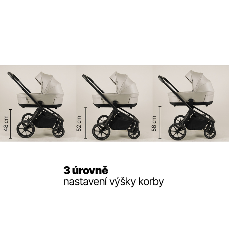 Hlboká korba ku športovému kočíku Move XL 5, Boss Grey 5