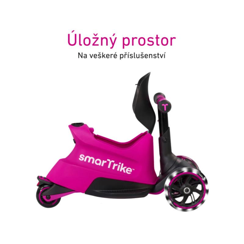 Trojkolka Kolobežka 2 v 1 SmarTrike Ride-on Pink 1 - 12rokov 7