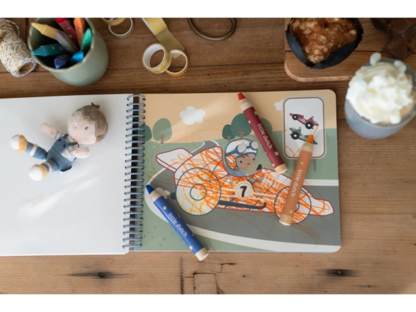 Omaľovánky s pastelkami Doprava Jim 10