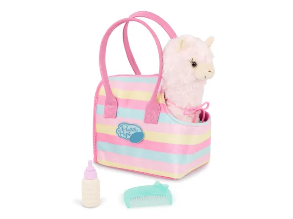 Lama v taške Sparkly Stripes Bag 1