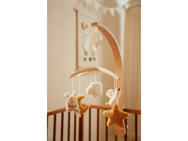 Hudobný kolotoč drevený Newborn Naturals 13