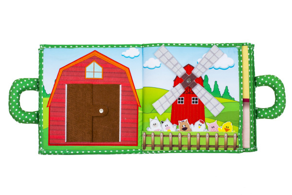 Interaktivní dětská knížka Quiet Book, Rabbit 2