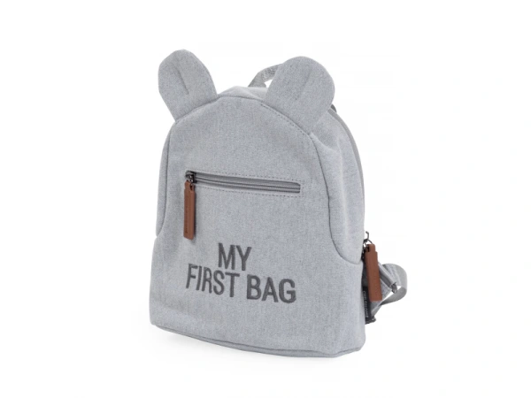 Detský batoh My First Bag Canvas Grey 1