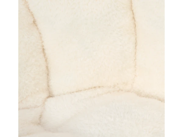 Kreslo detské plyšové Soft White 1