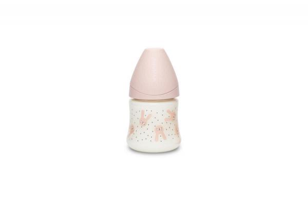 SUAVINEX | Premium fľaša 150 ml S HYGGE králik - ružová