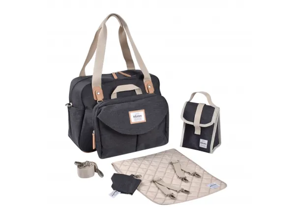 Prebaľovacia taška Geneva Dark Heather Grey 1