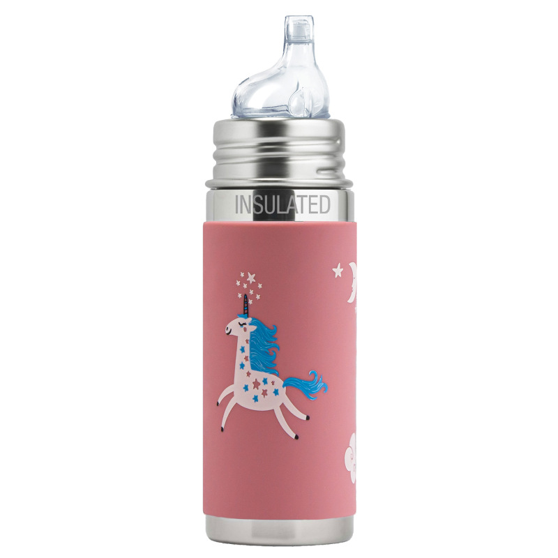 PURA Termo fľaša s náustkom 260ml, Unicorn