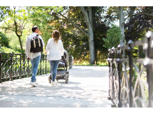 Prebaľovací batoh Family Club Black 15