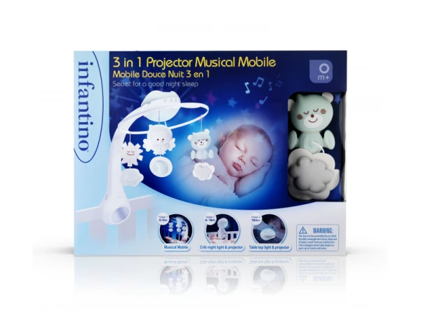 Hudobný kolotoč s projekciou 3v1 Sage 1