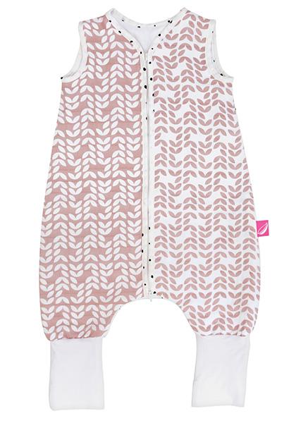 MOTHERHOOD Vak spací mušelínový s nohavicami Pink Classics 12-18m 0,5 tog