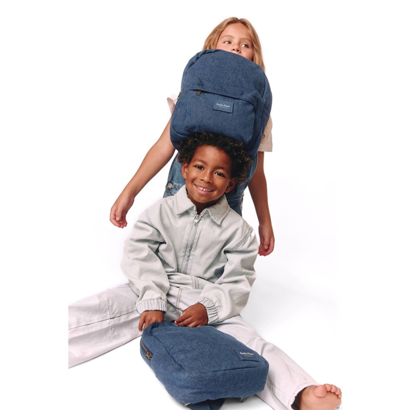 STUDIO NOOS - Denim Mini BACKPACK - batôžtek | Dark Blue 8