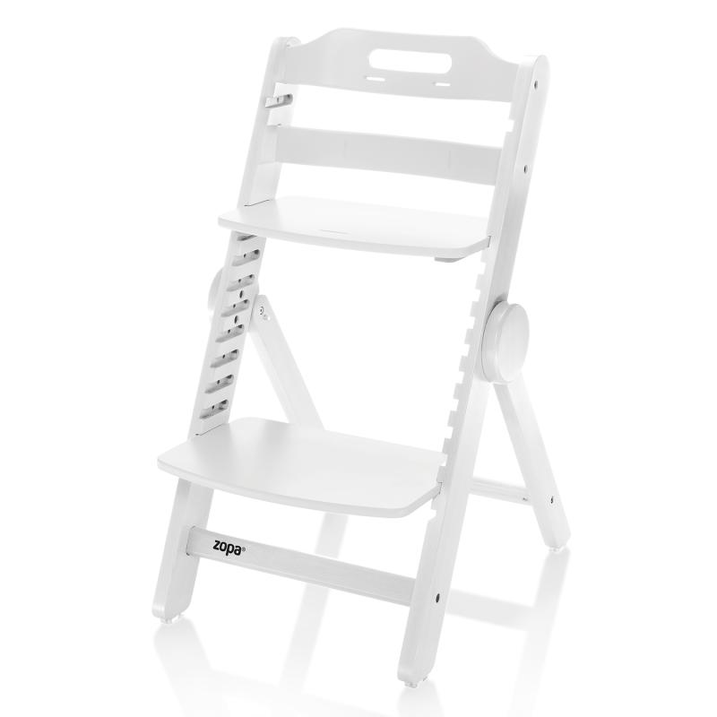 Drevená jedálenská stolička Clipp & Clapp, White