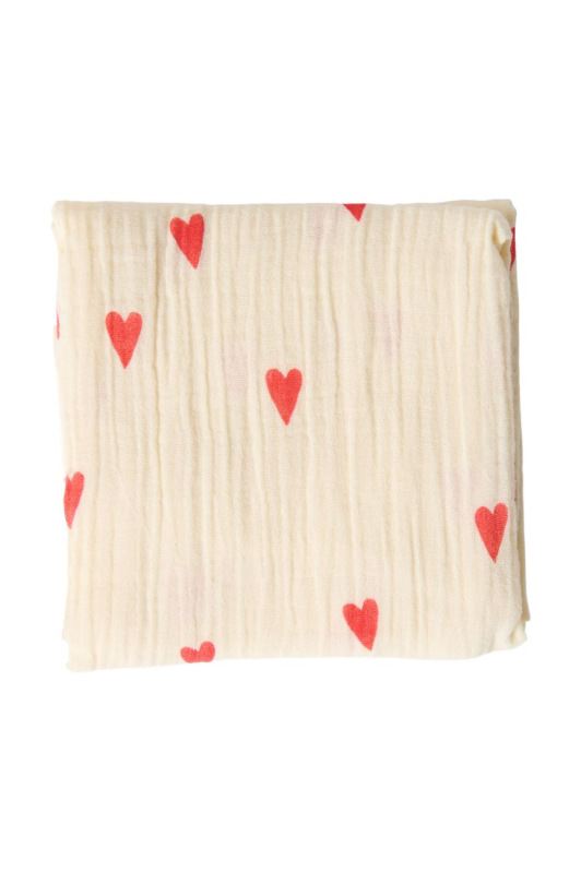 STUDIO NOOS - SWADDLE ZAVINOVAČKA Print Medium | Beige Hearts 2