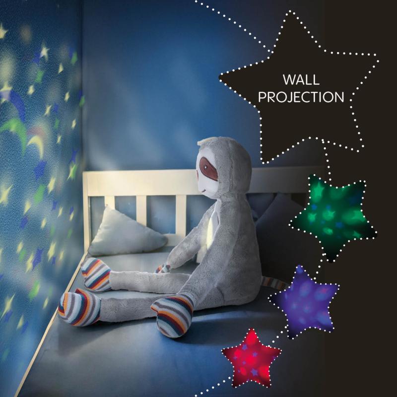 Plyšový detský spáč s projektorom a melódiami, Monkey 10