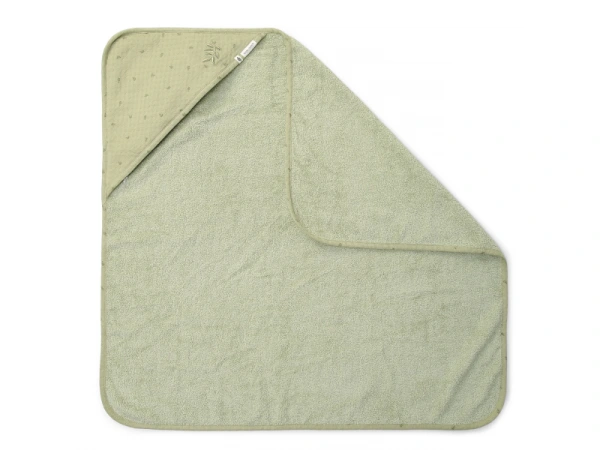 Osuška s kapucňou 100x100 cm Pure Sage