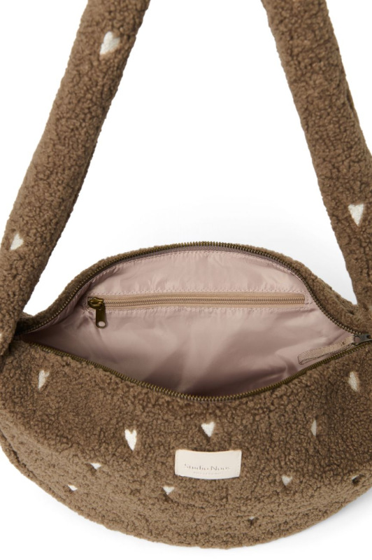 STUDIO NOOS - Teddy Mini Cross Body Bag | Brown Hearts 4