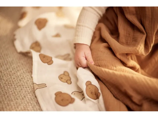 Plienky zavinovacie 2ks 115x115 cm Miffy & Friends 3