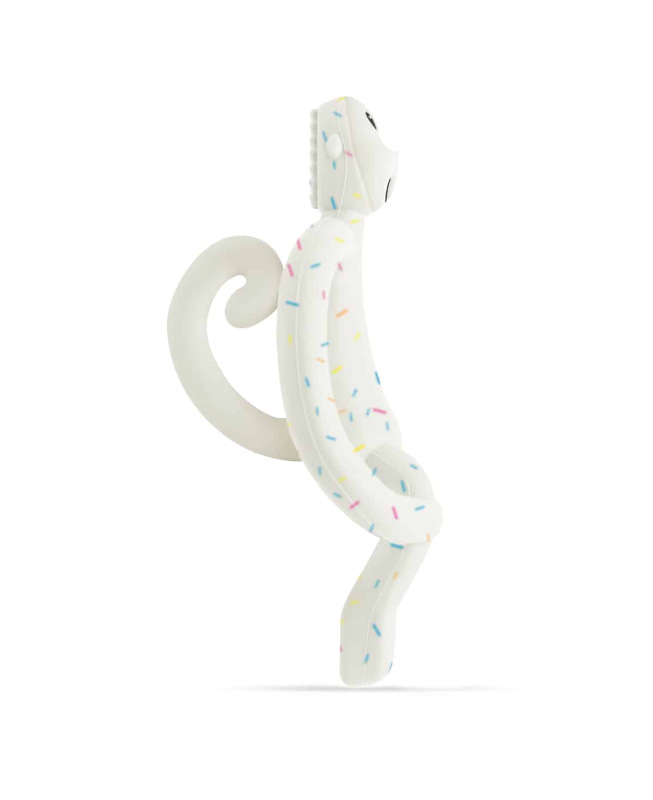 MATCHSTICK MONKEY Hryzátko a zubná kefka, Confetti Cream 2