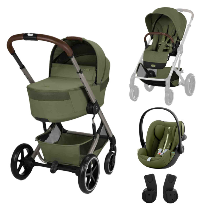 CYBEX Balios S Lux 2026 Set S Fold Cot – Green