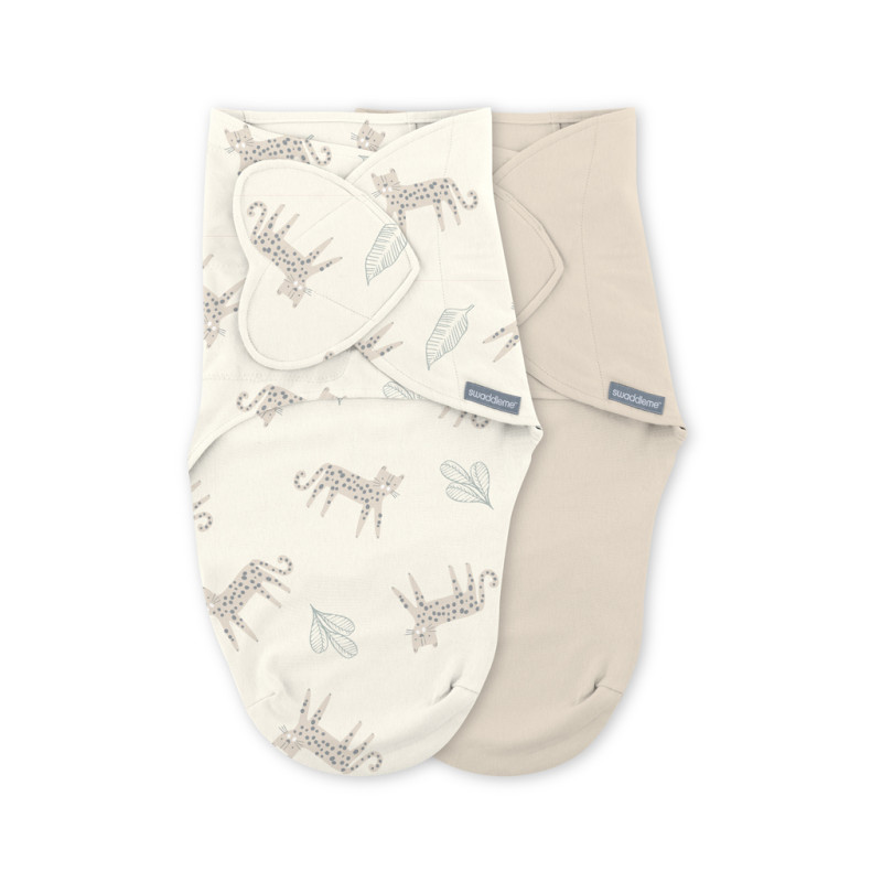INGENUITY Zavinovačka SwaddleMe™ Ulitka bavlna Born free 2ks 0,5 TOG 0-3m