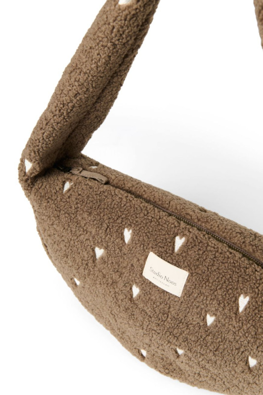 STUDIO NOOS - Teddy Mini Cross Body Bag | Brown Hearts 3
