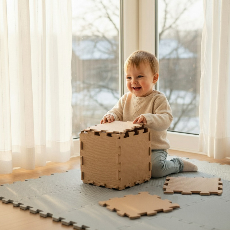 Penová podložka Puzzle 30x30 cm 9ks, Logic 13