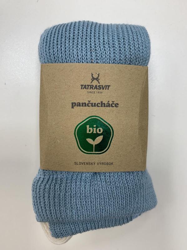 TATRASVIT Dufica detské pančuchové nohavice, 100 % BIO bavlna, farba modrá