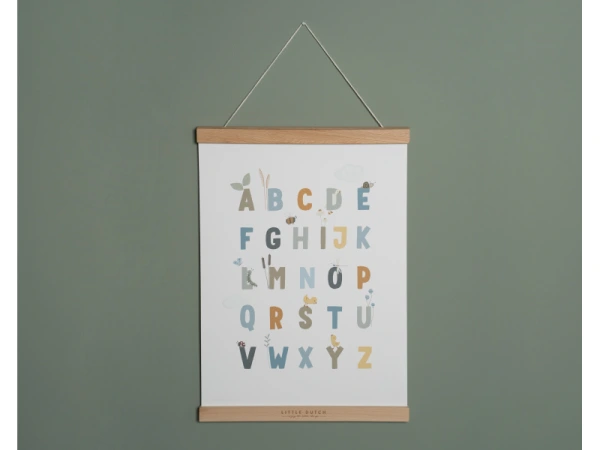 Drevený vešiak na plagáty A3 2