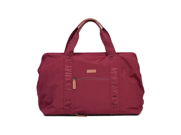 Prebaľovacia taška Mommy Bag Signature Urban Burgundy