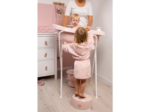 Bébé-Jou Kovový stojan Click na vaničku 103cm Pale Pink 1