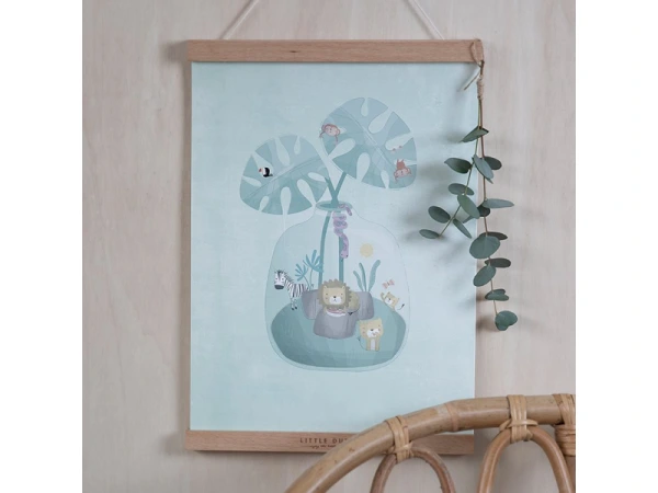 Drevený vešiak na plagáty A3 1