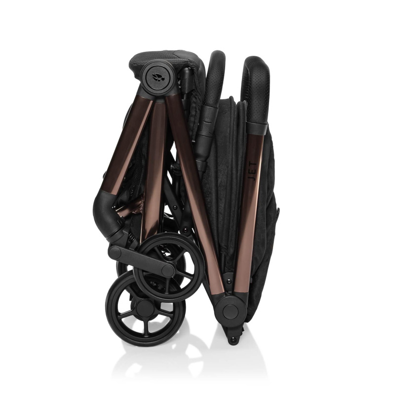 Športový kočík Jet + kufrík Pack&Ride ZDARMA, Quartz Black 4