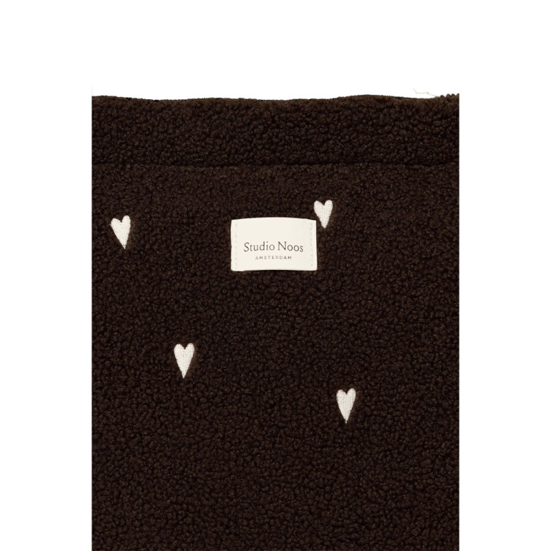 STUDIO NOOS - Teddy DIAPER BAG - prebaľovacia taška | Chocolate Hearts 4
