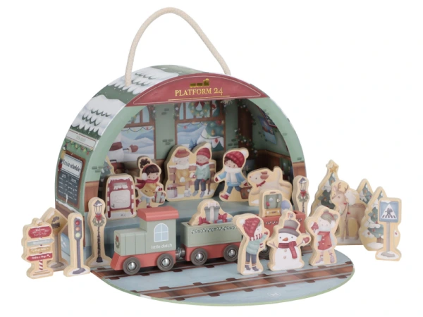 Adventný kalendár Vlaková stanica
