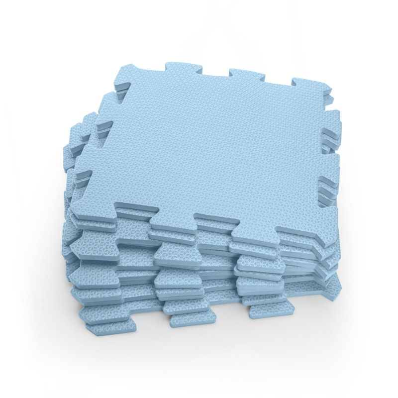 Penová podložka Puzzle 30x30 cm 9ks, Floral Blue 11