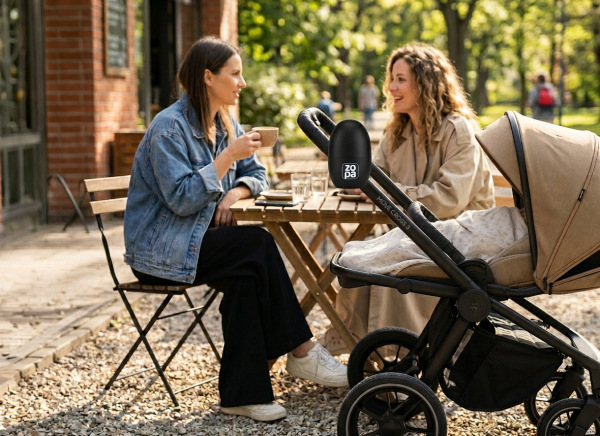 Houpadlo kočíka prenosnné Bobby nabíjací, Matt Black 7