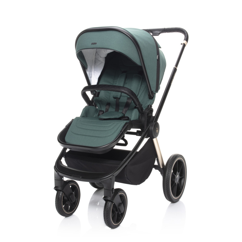 Zopa MOVE Cross 2 kočík + XL hl. korba zdarma, Antique Green/Gold 10