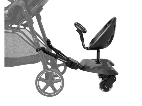 Stúpadlo ku kočíku so sedátkom Ally XL Black 8